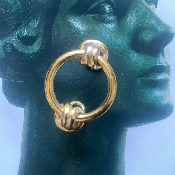 J.Crew knot detail gold cuff - Picture 1 of 5